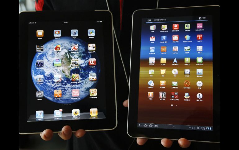 Samsung informa que planea obtener tecnología de otras empresas para mejorar sus tabletas. ARCHIVO /