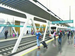 Así se proyectan las estaciones de la nueva ruta. El proyecto entregado a la SHCP contempla un total de 18 estaciones.  /