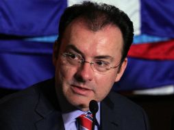 El titular la de la SHCP, Luis Videgaray, asegura que la reforma hacendaria apoyará el crecimiento del país. NTX /