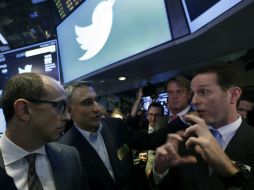Twitter fue una de las pocas acciones al alza con 73 por ciento de ganancia. AP /