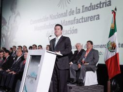El gobernador participa en la XL Convención del Consejo Nacional de la Industria Maquiladora y Manufacturera de Exportación. ESPECIAL /