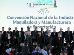Inauguración de la edición número 40 de la Convención del Consejo Nacional de la Industria Maquiladora y Manufacturera de Exportación. ESPECIAL /