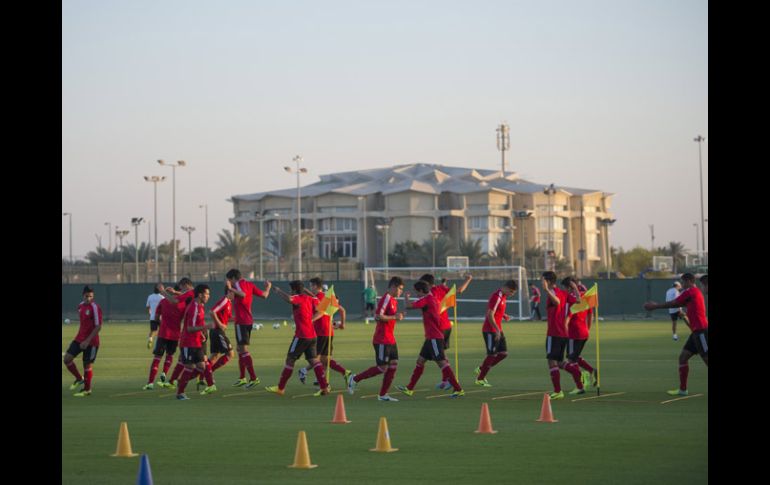 El equipo mexicano cerró su preparación para el duelo final en Abu Dhabi. MEXSPORT /