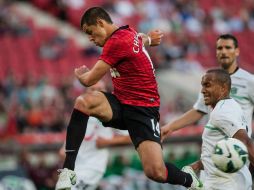 ´'El responde con goles, cada vez que entra al campo de juego se nota su peligrosidad' fueron las palabras que Irwin para el 'Chicharo' ARCHIVO /