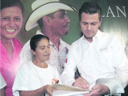 Peña Nieto afirma que los recursos del Plan deberán invertirse bajo estrictos criterios de transparencia. NTX /