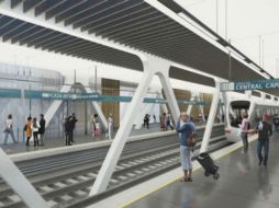 La Línea 3 del Tren Ligero en la Diagonal Zapopan-Guadalajara-Tlaquepaque estará en funcionamiento en alrededor de cuatro años. ESPECIAL /