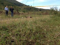 La víctima que fue encontrada en Tlaquepaque tenía un disparo en la cara. ESPECIAL /