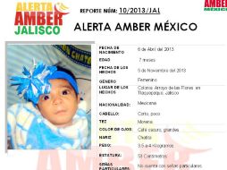 El caso de la menor Kimberly Vianey Álvarez Enríquez activó la Alerta Amber. ARCHIVO /