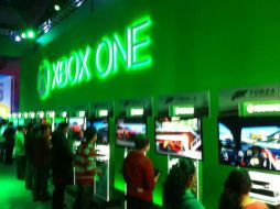 El stand de Xbox One en Electronic Game Show 2013. Foto: @EGSmexico. ESPECIAL /
