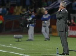 Aguirre admite que a su plantel le hace falta el gol, sin embargo ese hecho no lo obligaría a poner más atacantes en los partidos. ARCHIVO /