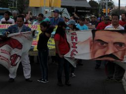 Los manifestantes se instalarán a las afueras de la Segob mientras dura la negociación. ARCHIVO /