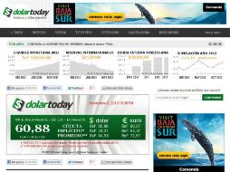 Páginas como 'dolar today' y 'tucadivi.com' entre otros sitios web quedan fuera del aire. ESPECIAL /