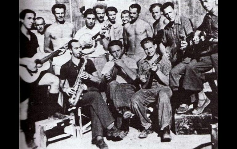 Orquesta vasca, en el campo de concentración de Gurs, Francia en 1939. EFE /