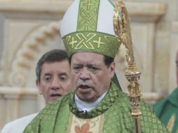 El cardenal Norberto Rivera encabeza la tradicional homilía dominical en la Catedral de la Ciudad de México. ARCHIVO /