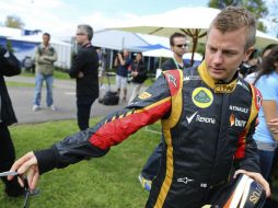 Raikkonen arrastra su problemas físicos desde septiembre. ARCHIVO /