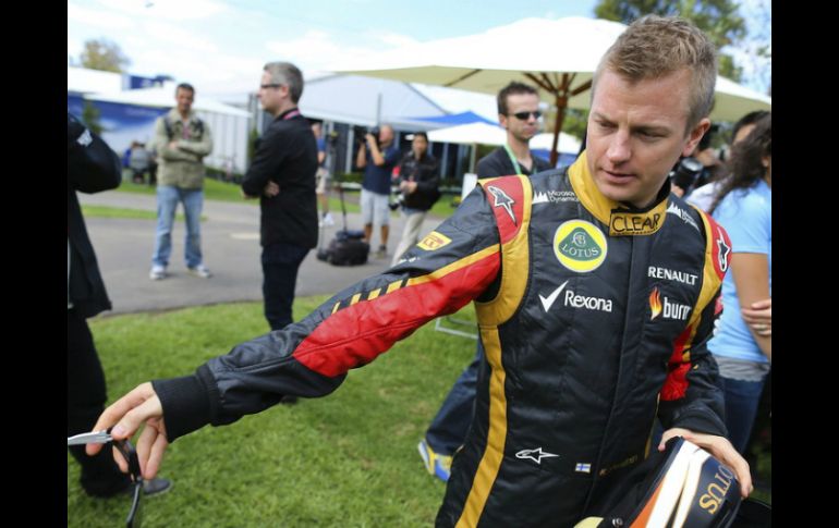 Raikkonen arrastra su problemas físicos desde septiembre. ARCHIVO /