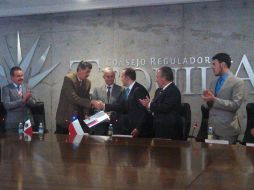 El acto se celebró hoy en las instalaciones del Consejo Regulador del Tequila.  /