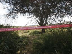 Imagen del lugar donde fue encontrado el cuerpo.  /