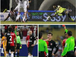 Los tres jugadores vieron la tarjeta roja en la última fecha del torneo. ESPECIAL /