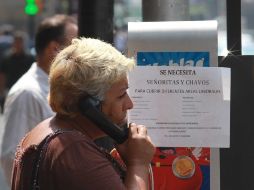 La cifra de personas desempleadas aumentó ligeramente en comparación con el año anterior. ARCHIVO /