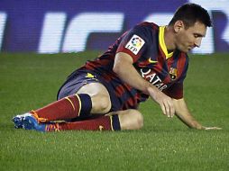 Es la tercera lesión de Lio en los últimos tiempos. EFE /