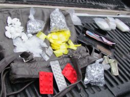 Imagen de la droga asegurada a la mujer. ESPECIAL /