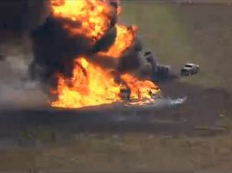 Imágenes de la zona del incidente transmitidas por la cadena CBS Dallas. ESPECIAL /