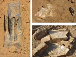 Antes de su exposición, las piezas se están estudiando, limpiando y restaurando. EFE /