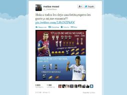 Matías Messi creó polémica con esta imagen. ESPECIAL /