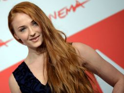 La actriz británica Sophie Turner durante la presentación de ''Another me'' en Roma. EFE /