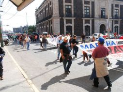 De El Caballito, los maestros se trasladaron a Televisa ARCHIVO /