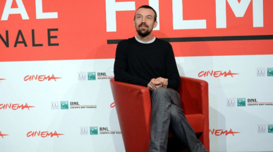 El director italo-croata Alberto Fasuolo, durante la presentación de su película 'Tir' en Roma. EFE /