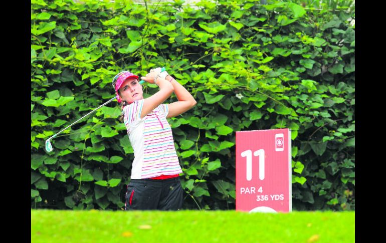 Lexi Thompson de 18 años, amanecerá como la líder y con la oportunidad de llevarse su tercer torneo de LPGA.  /