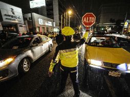 Durante el fin de semana entró en vigor el operativo estatal ''Salvando vidas'' con pruebas de alcoholemia aleatorias a conductores.  /