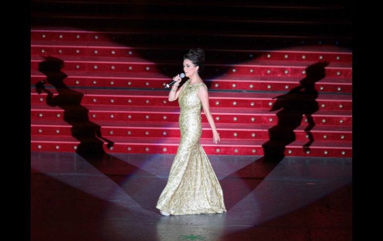 La cantante Edith Márquez ofreció un inolvidable concierto en el Auditorio Nacional. NTX /