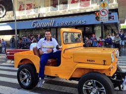 Uriel se mostró emocionado por el reconocimiento que se le brindó. ESPECIAL /