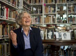 La escritora y periodista mexicana Elena Poniatowska fue distinguida con el premio Cervantes de Literatura. AFP /