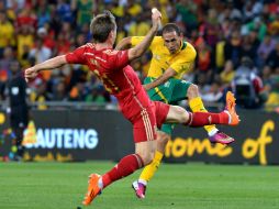 La 'Furia Roja' volvió a caer en este duelo de preparación. EFE /