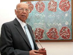 Navarro dejó un libro terminado que se encuentra en etapa de revisión de estilo, sobre la enseñanza de la pintura. ARCHIVO /