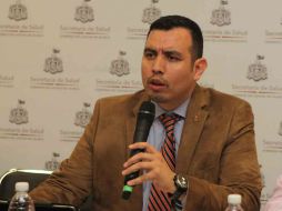 Ariel Campos Loza ofreció la rueda de prensa por el Día de Respuesta al Sida, a conmemorarse el próximo primero de diciembre. ESPECIAL /