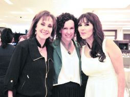 Enhorabuena. Ceci Chalita, Begoña González Cosío y Geraldina Herrera.  /
