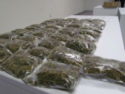 Imagen de lo asegurado por la policía. ESPECIAL /