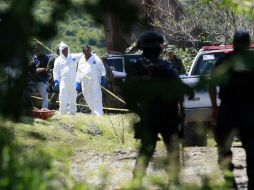 El operativo de búsqueda de restos humanos entre autoridades federales y estatales en los límites de Jalisco y Michoacán continúan. ARCHIVO /