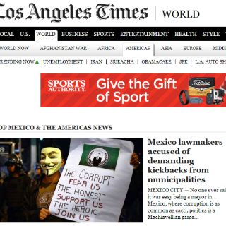 La corrupción en México escandaliza a prensa de EU