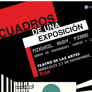 Trae Mikhail Rudy a México 'Cuadros de una exposición'