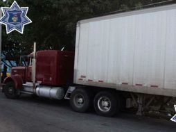 Imagen del tráiler que fue robado. ESPECIAL /