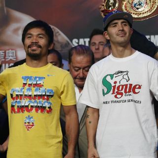 Pacquiao y Ríos dan el peso para su pelea