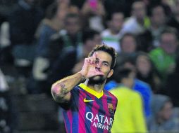 Cesc Fábregas será la carta fuerte del ''Tata'' Martino para enfrentar al Almería ante las bajas de Xavi, Tello y Messi. AP /