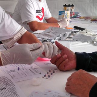 Personas responden a campaña de pruebas rápidas de VIH