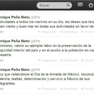 Peña felicita a marinos en su día